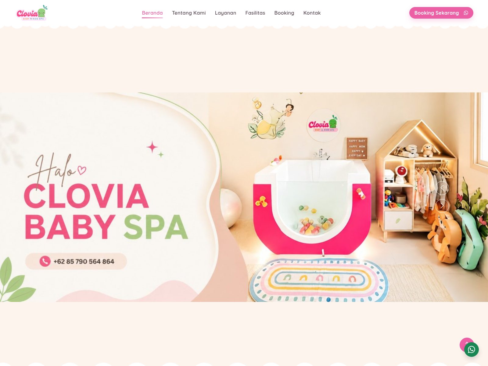 Clovia Baby & Kids Spa — website company profile & booking