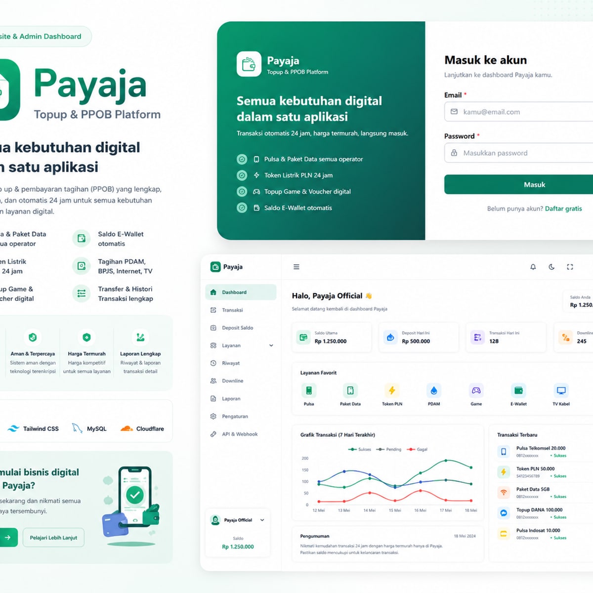 Payaja — PPOB & top-up